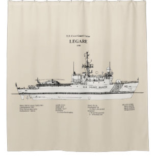 Rideaux De Douche USCG Legare wmec-912 - SBD