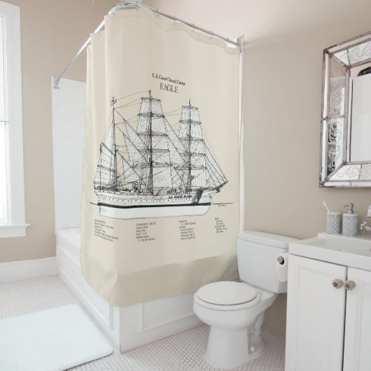 Rideaux De Douche USCGC Eagle wix-327 - SBD (En situation)