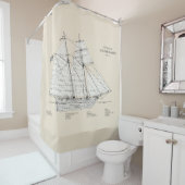 Rideaux De Douche USRC Alexander Hamilton - SBD (En situation)