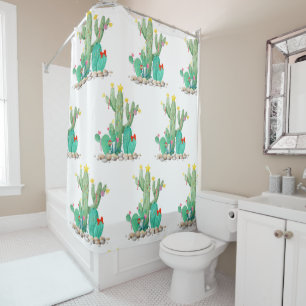 Rideaux De Douche Vacances Cactus Sud-Ouest Cactus de Noël