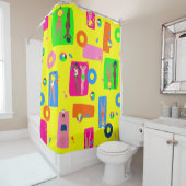 Rideaux De Douche vacances d'été plage ensoleillement gens (En situation)