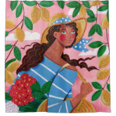 Rideaux De Douche Vacances d'été pour femme italienne (Devant)