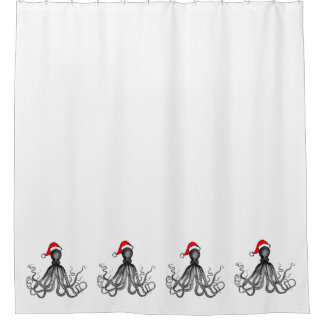 Rideaux De Douche Vacances Nautique Steampunk Octopus Vintage Kraken