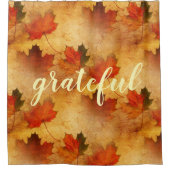 Rideaux De Douche Vacances Thanksgiving Automne (Devant)