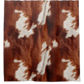 Rideaux De Douche Vache blanche Brown (Devant)