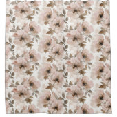 Rideaux De Douche Vacheresse Fleurie Sud-Ouest Brun Rose (Devant)