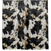 Rideaux De Douche Vachette blanche noire (Devant)