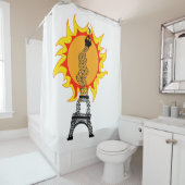 Rideaux De Douche Vague thermique européenne (En situation)