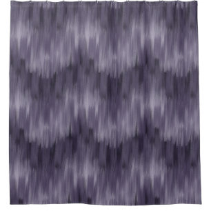 Rideaux De Douche Vagues brossées Abstraites, Aubergine, Plum