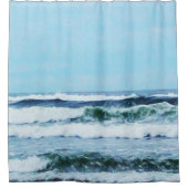 Rideaux De Douche Vagues côtières de l'Oregon (Devant)