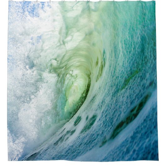 Rideaux De Douche Vagues de mer colorées (Devant)