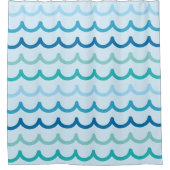 Rideaux De Douche Vagues de plage (Devant)