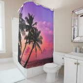 Rideaux De Douche Vagues marines (En situation)