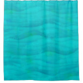 Rideaux De Douche Vagues turquoise (Devant)