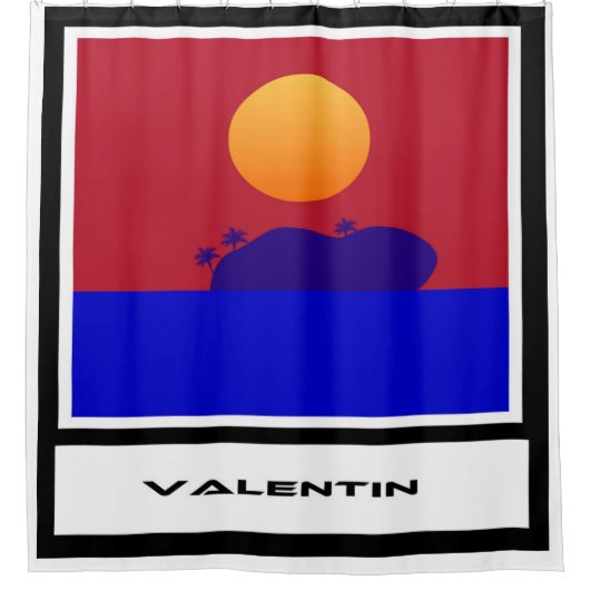Rideaux De Douche Valentin Design n°1803 (Devant)