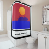 Rideaux De Douche Valentin Design No.1803 (En situation)