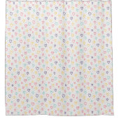 Rideaux De Douche Valentine's Day Shower Curtain, Colorful Hearts (Devant)