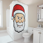 Rideaux De Douche vampire de noël père Noël (En situation)
