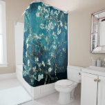 Rideaux De Douche Van Gogh Almond Blossoms Dark Turquoise<br><div class="desc">Transformez votre salle de bain en une oasis artistique avec ce rideau de douche qui présente les fleurs d’amandes de Vincent Van Gogh sur un fond turquoise foncé. Le design floral impressionnant crée une pièce audacieuse qui élève instantanément votre espace avec une élégance intemporelle. Fabriqué à dernier, il associe fonction...</div>