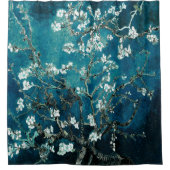 Rideaux De Douche Van Gogh Almond Blossoms Dark Turquoise (Devant)