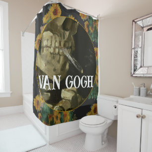 Rideaux De Douche Van Gogh crâne fumant 2032 2033 2034 2035 2036