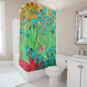 Rideaux De Douche Van Gogh Irises/Turquoise/St. Remy (En situation)