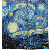 Rideaux De Douche Van Gogh - Starry Night, célèbre peinture, (Devant)