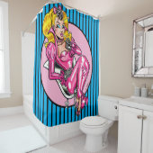 Rideaux De Douche Vana DeVinyl™/Plutôt en caoutchouc rose (En situation)