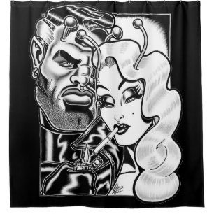 Rideaux De Douche Vana et Rocco/Film Noir