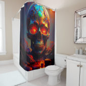 Rideaux De Douche various skulls 020 (En situation)