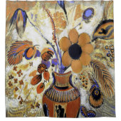 Rideaux De Douche Vase étrusque avec fleurs, Redon (Devant)