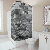 RIDEAUX DE DOUCHE VÉLO GRAS (En situation)