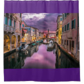 Rideaux De Douche Venise, Italie Canal Pittoresque & Architecture Vé (Devant)