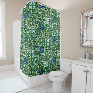 Rideaux De Douche Veranda Verde