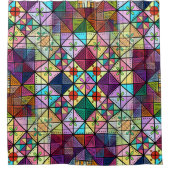 Rideaux De Douche Verre de la campagne (Devant)