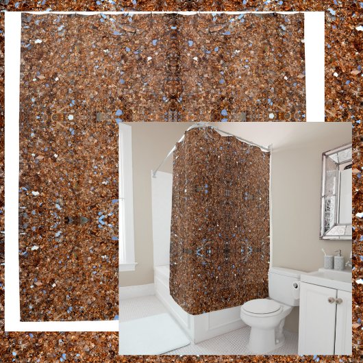 Rideaux De Douche Verre d'or