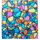 Rideaux De Douche Verre multicolore (Devant)