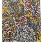 Rideaux De Douche Verre verni Botanique Floral (Devant)