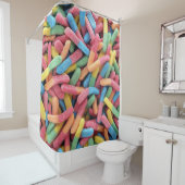 Rideaux De Douche Vers de gomme aigre (En situation)