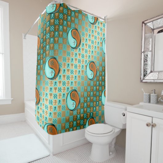 Rideaux De Douche Verseau & Rat de Bois (En situation)