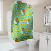 Rideaux De Douche Verseau & Singe de Bois (En situation)