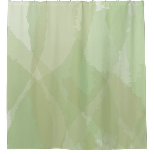 Rideaux De Douche Vert, cool, aquarelle tendance motif abstrait (Devant)