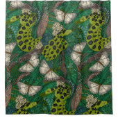 Rideaux De Douche vert forestier enchevêtré (Devant)