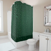 Rideaux De Douche Vert humide (En situation)