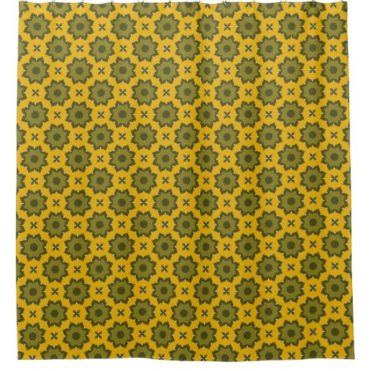 Rideaux De Douche Vert jaune 190 (Devant)