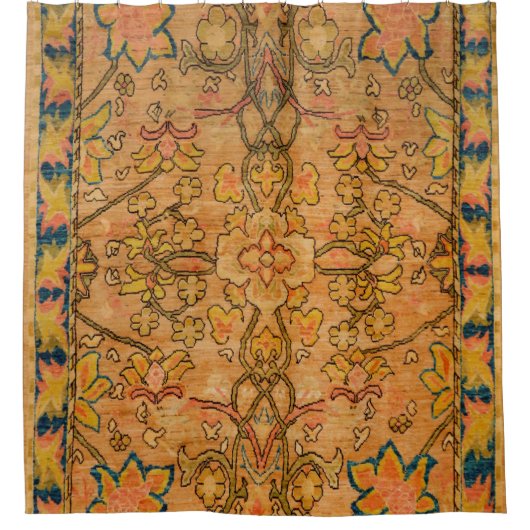 Rideaux De Douche Vert jaune or doré (Devant)