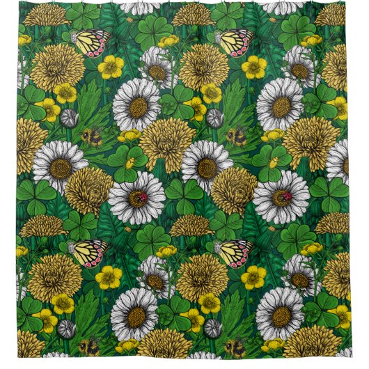 Rideaux De Douche Vert printemps (Devant)