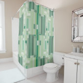 Rideaux De Douche Vert pur et frais (En situation)