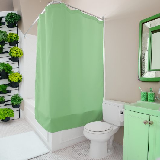 Rideaux De Douche Vert Sage : Couleur Uniforme Solide