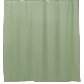 Rideaux De Douche Vert Sage moderne Couleur uni (Devant)